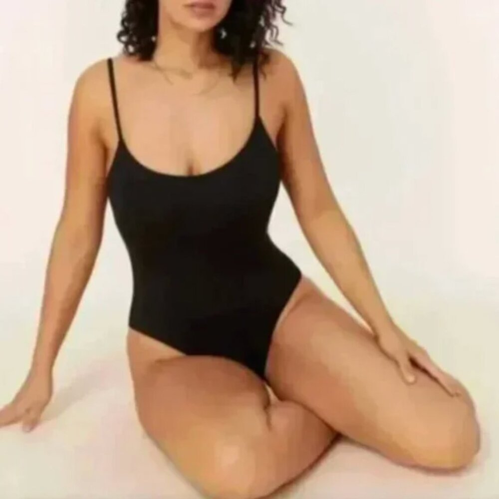 NWT Andie Swim The Amalfi One Piece Swimsuit Womens L Black - Picture 2 of 11